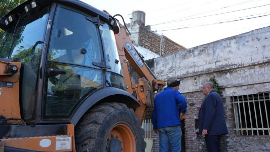 Provincia derribó el búnker de venta de drogas número 110