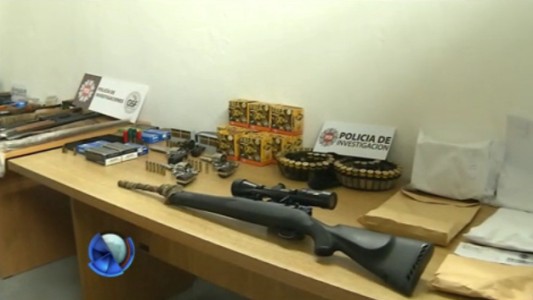En once allanamientos, secuestran armas de grueso calibre e importante valor económico