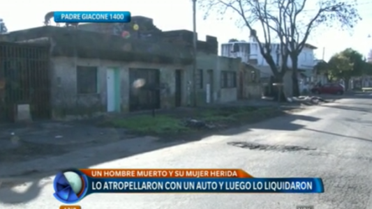 Lo atropellaron y luego lo liquidaron a balazos