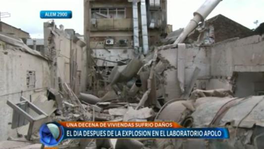 El día después de la explosión en el laboratorio Apolo