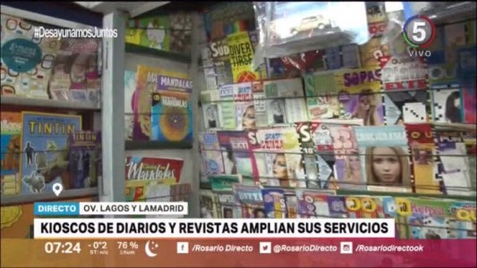 Kioscos de diarios y revistas amplían sus servicios