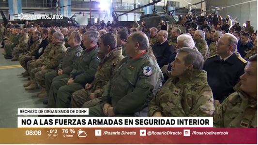 Opositores y organismos de Derechos Humanos rechazan los cambios en las Fuerzas Armadas