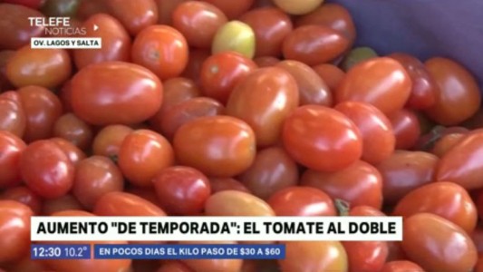Aumento del tomate: se duplicó el precio en verdulerías