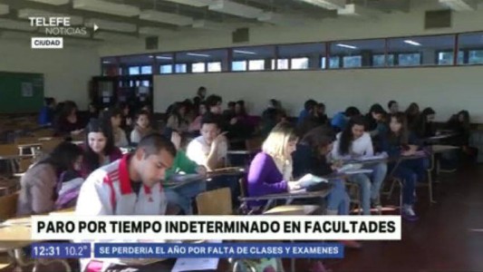 Docentes universitarios iniciarán un paro por tiempo indeterminado