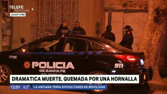 Murió una anciana por calefaccionarse con una hornalla
