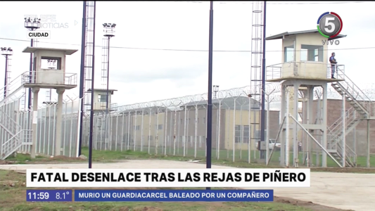 Un guardiacárcel de Piñero murió tras recibir un balazo de un compañero