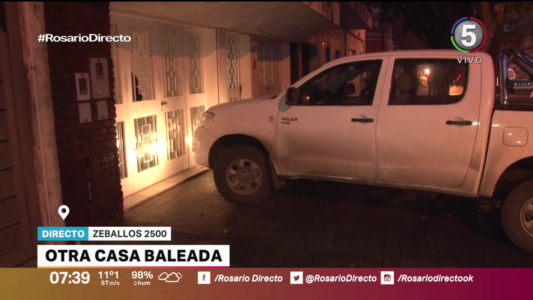 Tirotearon una vivienda en Zeballos al 2500