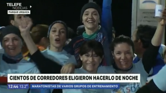 A pesar de la llovizna, la noche y el frío cientos de corredores participaron del Desafío Nocturno