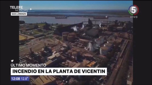 San Lorenzo: explosión e incendio en la planta de Vicentín