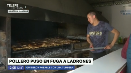 Dueño de una pollería puso en fuga a dos ladrones