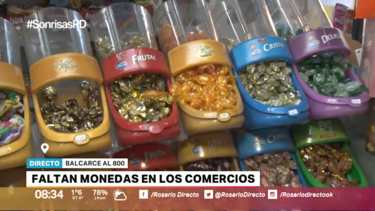 Caramelos para todos: denuncian falta de monedas en los comercios