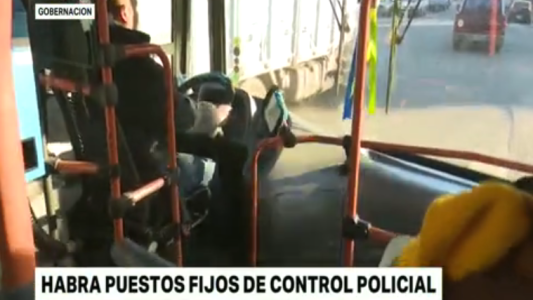 Confirmaron operativos de control policial en los colectivos