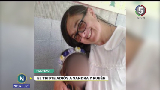 Sandra y Rubén, las víctimas de la tragedia de Moreno