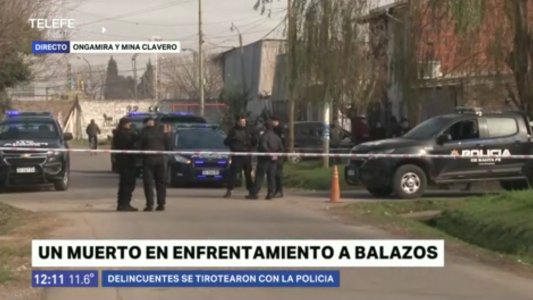 Un ladrón murió en un enfrentamiento a balazos con la policía