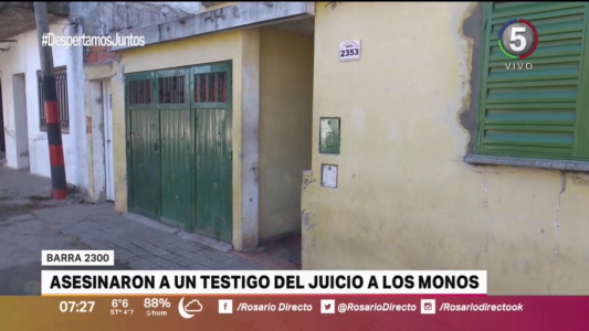 Asesinaron a un testigo del juicio a Los Monos