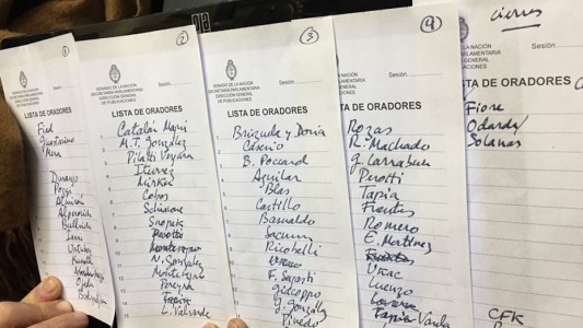 Aborto sesión histórica: hablarán 60 senadores y se votaría después de medianoche