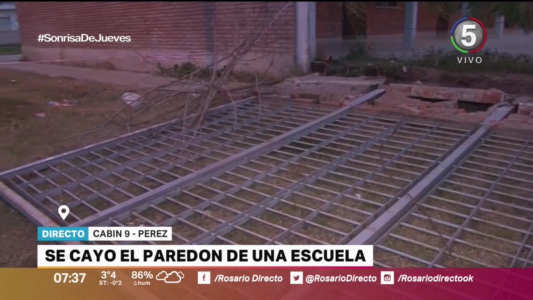 El intenso temporal de vientos causó destrozos e inconvenientes en distintos puntos de la ciudad