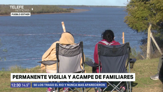 A un mes del naufragio, familiares mantienen la vigilia