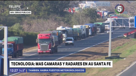 Presentaron el Sistema de Control de Tránsito Inteligente para la autopista Rosario - Santa Fe