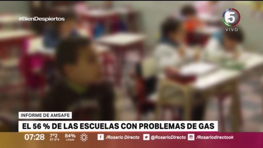 Relevamiento de Amsafe: el 56% de las escuelas tiene problemas con el servicio de gas