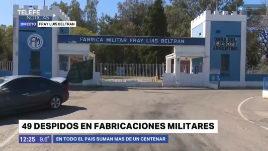Denuncian 49 despidos en Fabricaciones Militares de Fray Luis Beltrán
