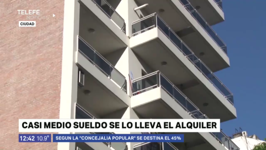 Casi medio sueldo: los inquilinos gastan el 45% de sus ingresos en el alquiler