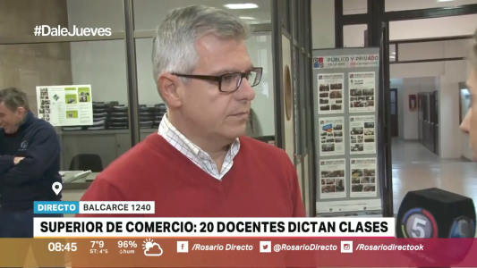 Paro universitario: 20 docentes comenzaron a dictar clases en el Superior de Comercio