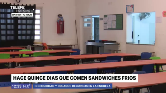 Los chicos continúan sin comedor en una escuela de Tío Rolo