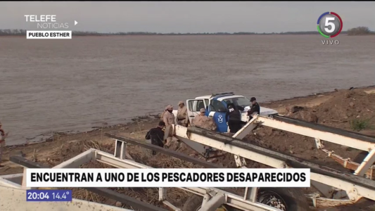 Hallaron el cuerpo de uno de los pescadores desaparecidos en el Paraná