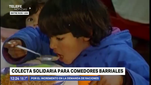 Comenzó la colecta solidaria para comedores barriales