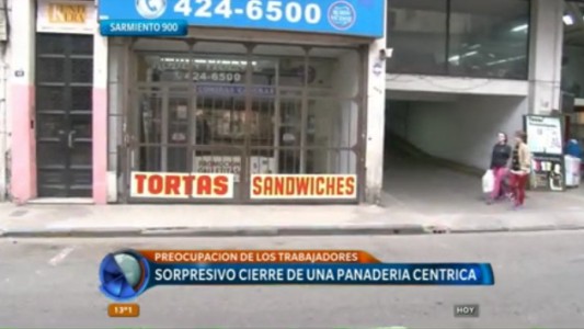 El sorpresivo cierre de una panadería dejó en la calle a siete empleados sin previo aviso