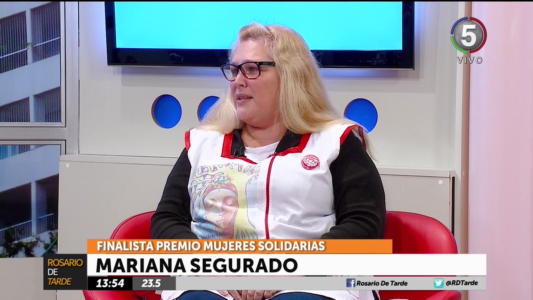 Una rosarina es finalista del premio Mujeres Solidarias por su trabajo en Empalme Graneros
