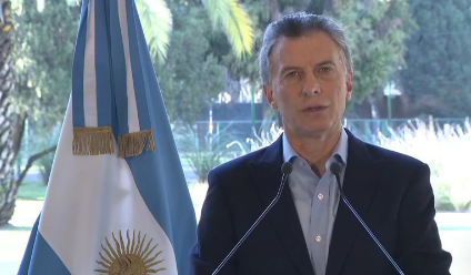 Macri: "Acordamos con el FMI que adelante los fondos necesarios"