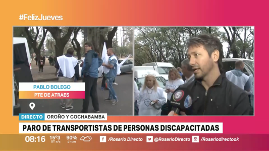 Paro y movilización por demoras en pagos de prestaciones a personas con discapacidad