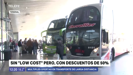 Empresas ofrecen descuentos del 50% en viajes de larga distancia