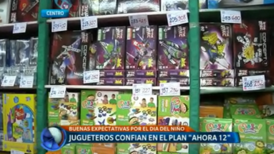 Jugueteros confían en el plan "ahora 12"
