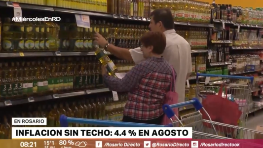 Sin techo: la inflación de agosto llegó al 4,4%
