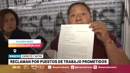 El colectivo Mujeres en Lucha reclama por puestos de trabajo prometidos