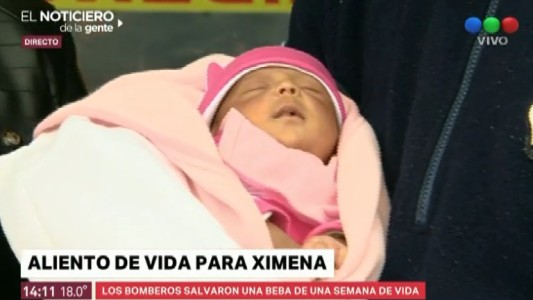 La historia de los bomberos de Morón que le salvaron la vida a una beba