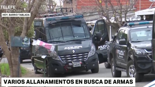 Zona sur: realizaron múltiples allanamientos en busca de armas de fuego