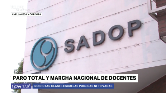 Movilización y paro docente en todo el país