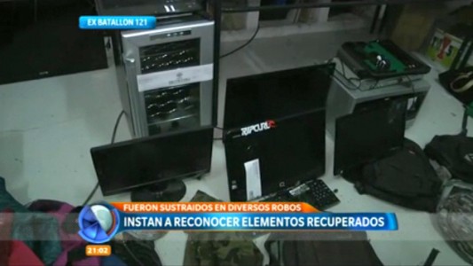 Convocan a reconocer elementos robados, recuperados por la PDI