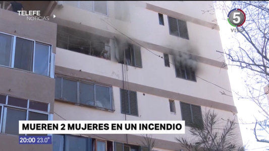 Mueren dos mujeres al quedar atrapadas en un incendio en un Fonavi
