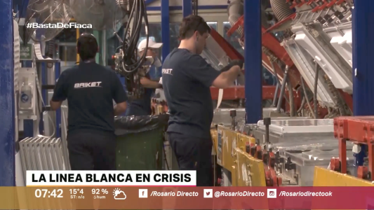 Línea blanca en crisis: Electrolux licenció a todo el personal de su planta