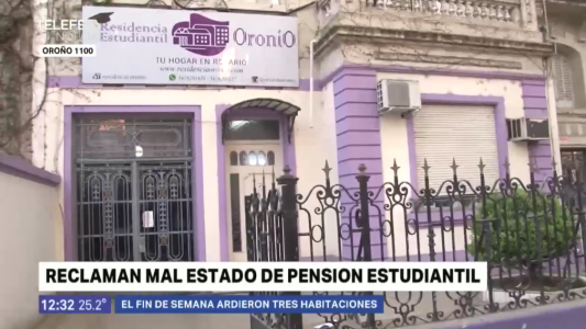 Residentes denuncian el mal estado de una pensión estudiantil
