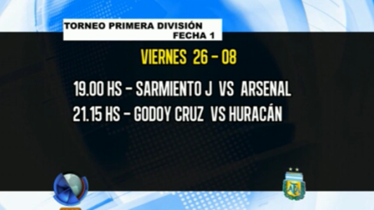 Vuelve el fútbol y así será la primera fecha