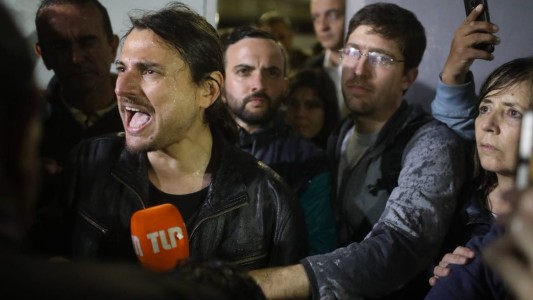 Detuvieron al dirigente Juan Grabois en una protesta de manteros