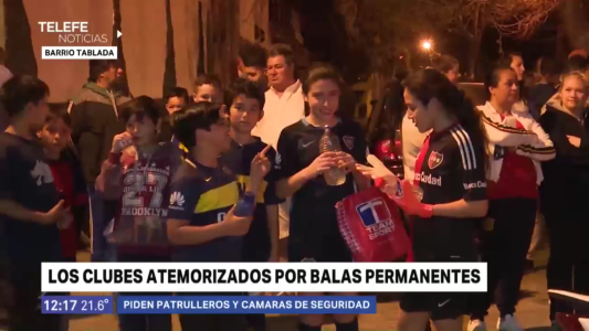 Barrio Tablada: socios del club La Unión se movilizaron pidiendo seguridad