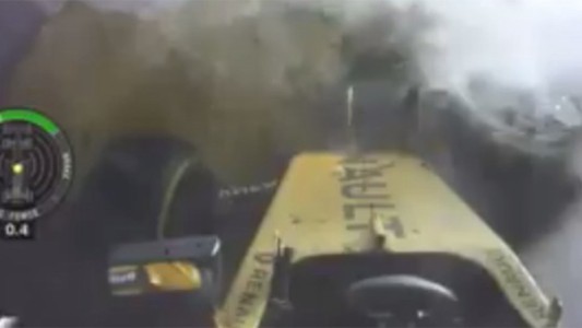 El terrible accidente que sufrió un piloto de Fórmula 1 a 320 kilómetros por hora
