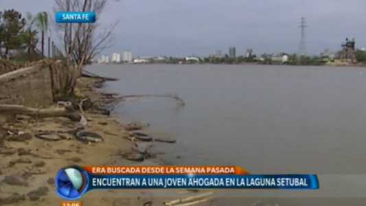 Encuentran a una joven ahogada en la Laguna Setúbal